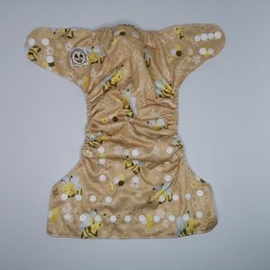 👣4/$40👣 OS Pocket Cloth Diaper, Bumble Bees
